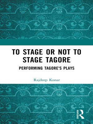 cover image of To Stage or Not to Stage Tagore